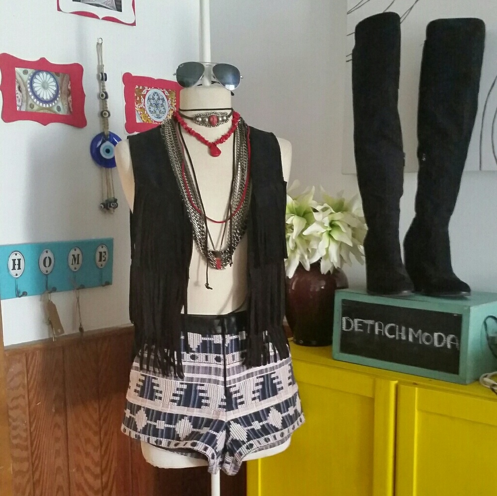❤❤❤FAUX SUEDE FRINGE VEST❤❤❤